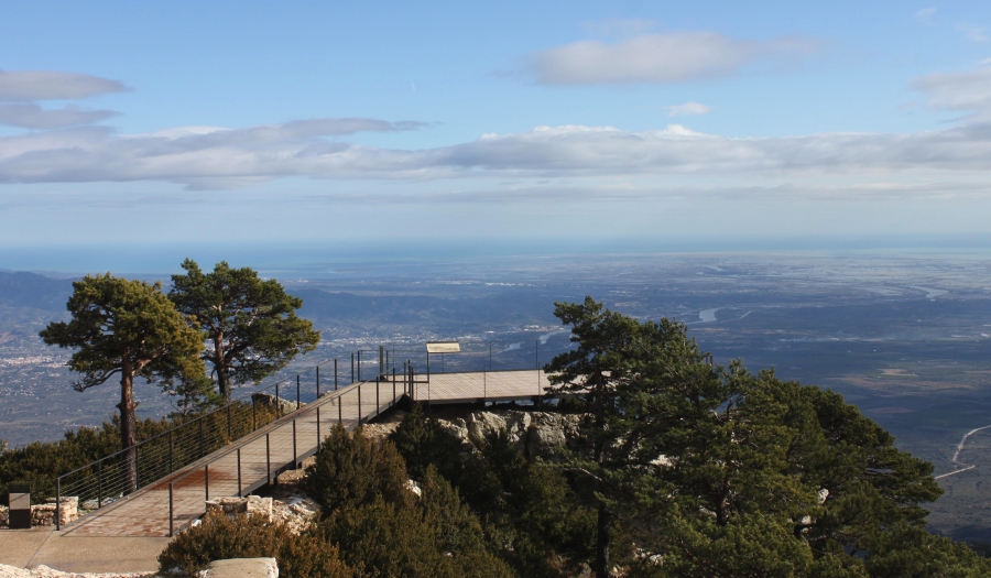 Roquetes - Mirador del cim de Caro (Foto: Ajuntament) 