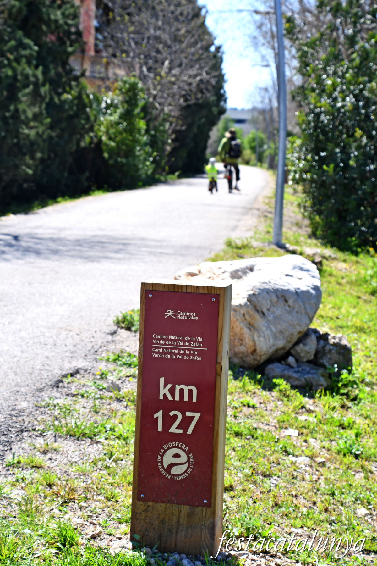 La Via Verda de la Val de Zafán, camí de sensacions al seu pas per Roquetes ***