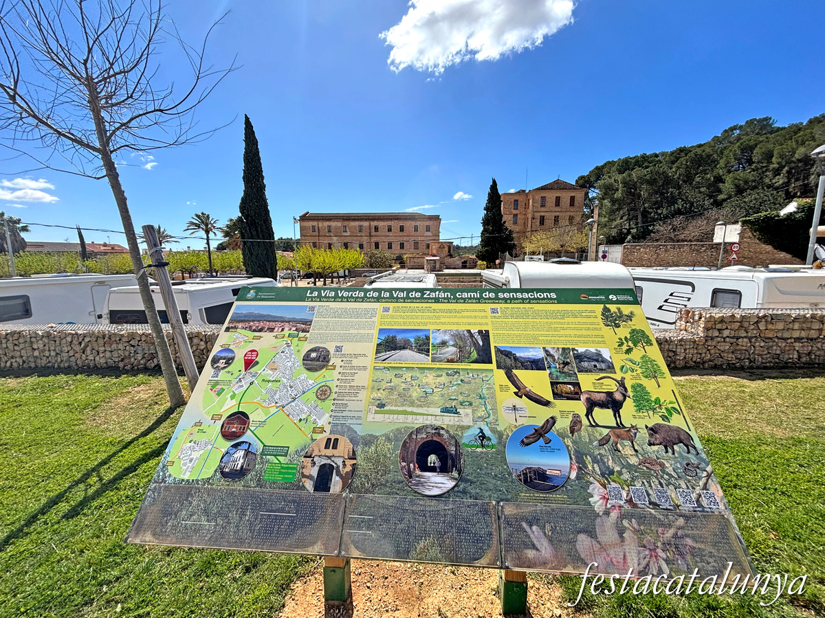 La Via Verda de la Val de Zafán, camí de sensacions al seu pas per Roquetes ***