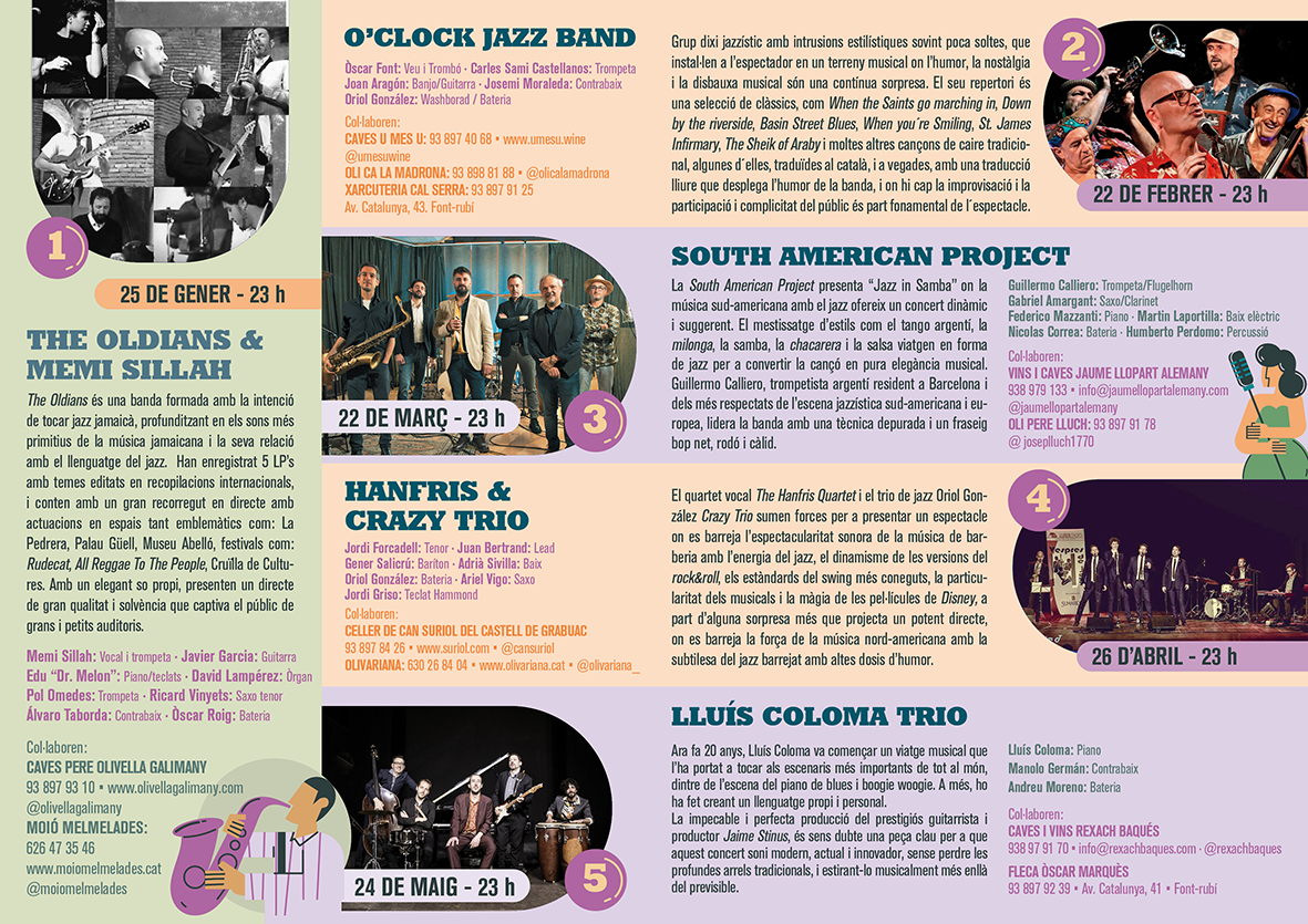 Cicle Cava Jazz a Guardiola de Font-rubí