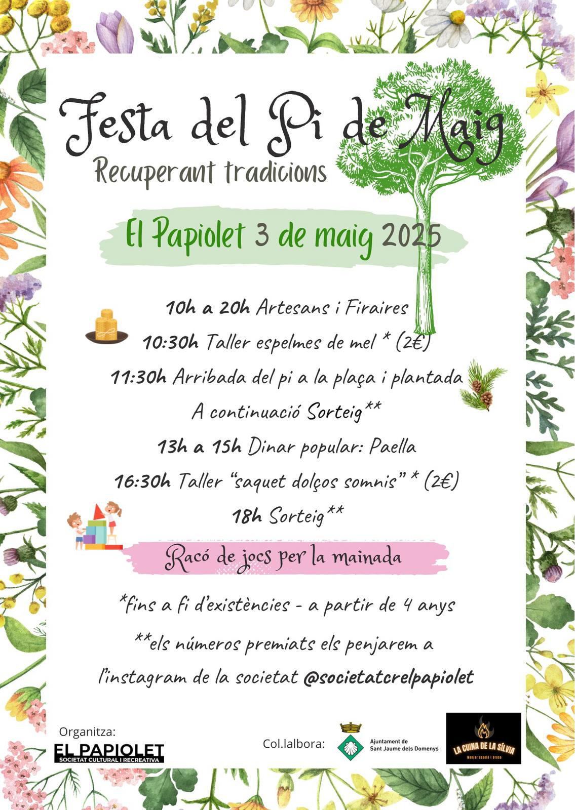 Festa del Pi de Maig a El Papiolet - Sant Jaume dels Domenys