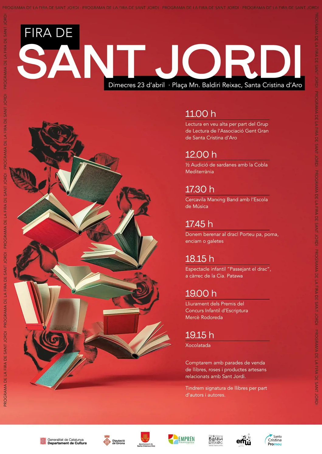 Fira de Sant Jordi a Santa Cristina d'Aro