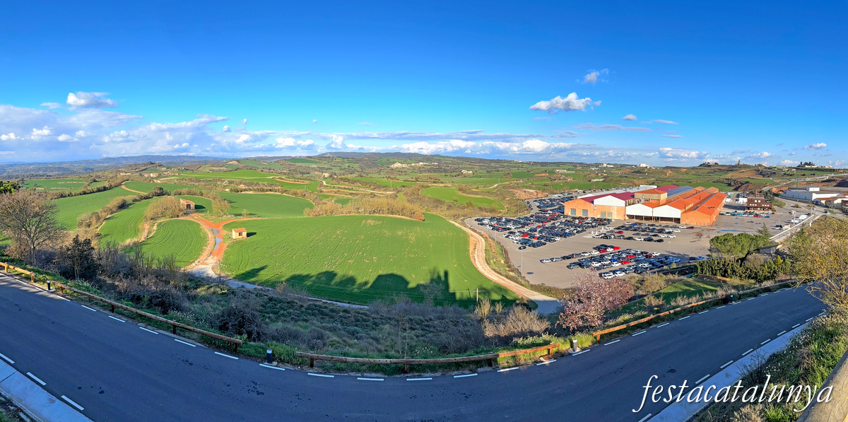 Calonge de Segarra - Vistes panoràmiques des de Dusfort 