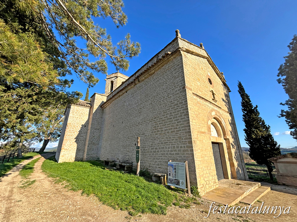 Calonge de Segarra - Església parroquial de Santa Fe