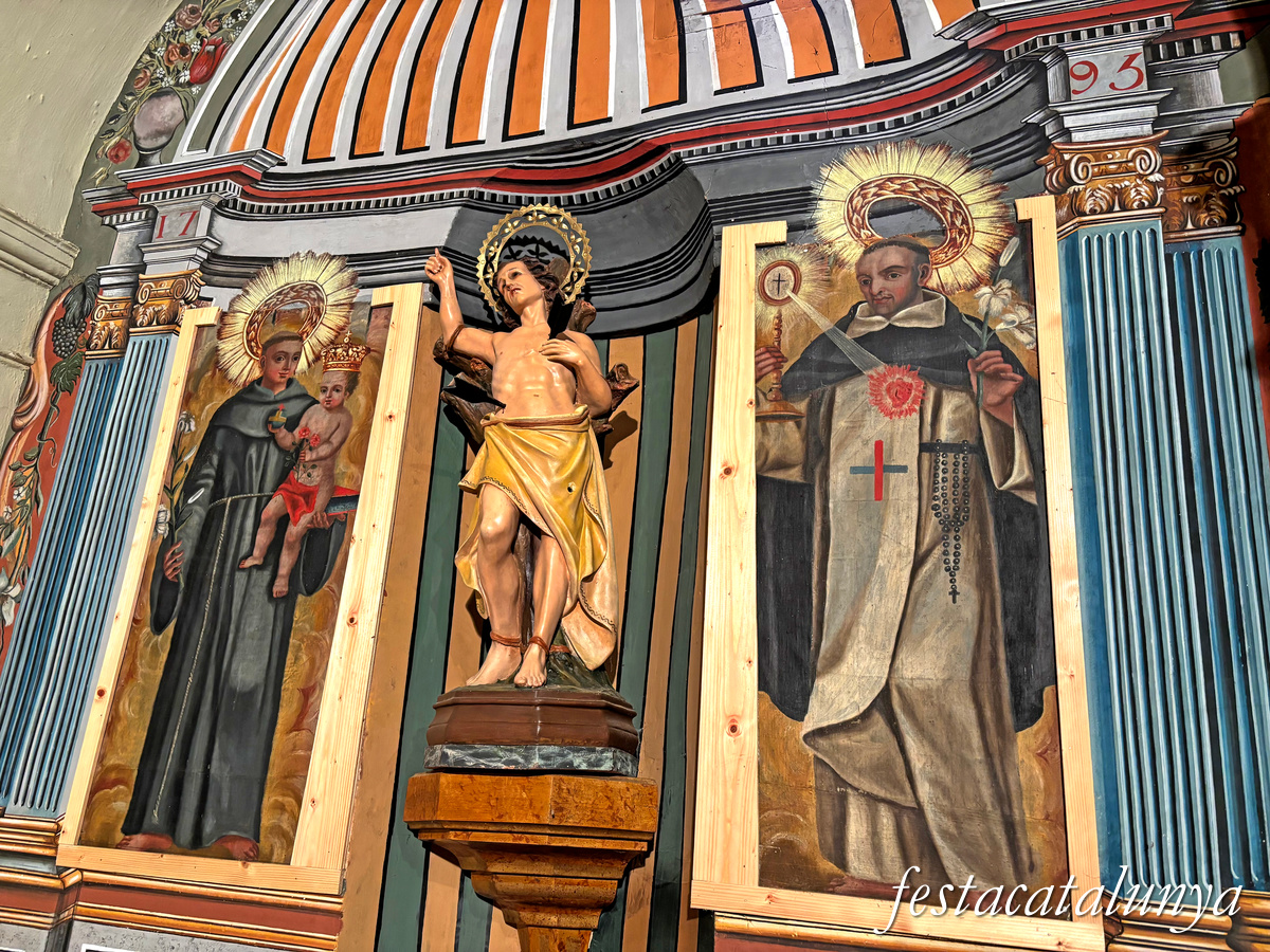Retaule de Sant Sebastià a Sant Pere de l'Arç ***