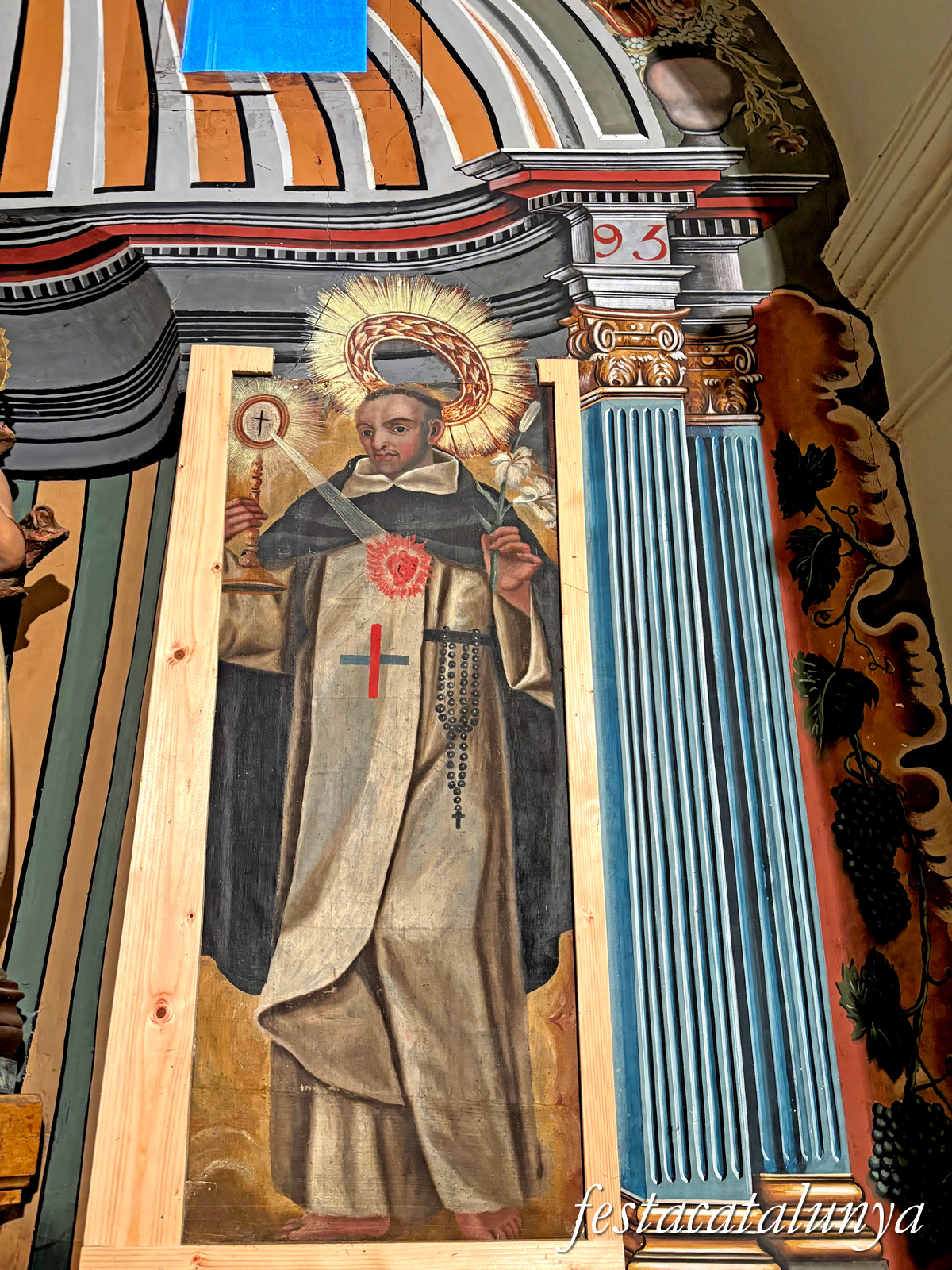 Calonge de Segarra - Retaule de Sant Sebastià a Sant Pere de l'Arç 