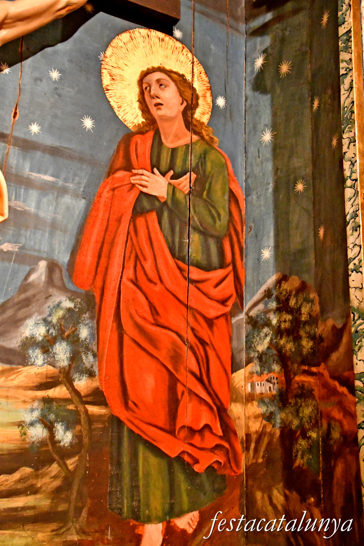 Calonge de Segarra - Retaule del Sant Crist a Sant Pere de l'Arç 