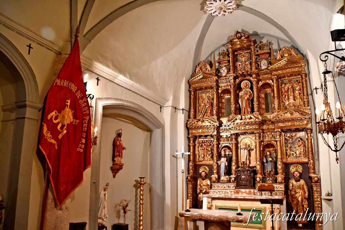 Calonge de Segarra - Retaule major barroc de Sant Pere a Sant Pere de l'Arç 