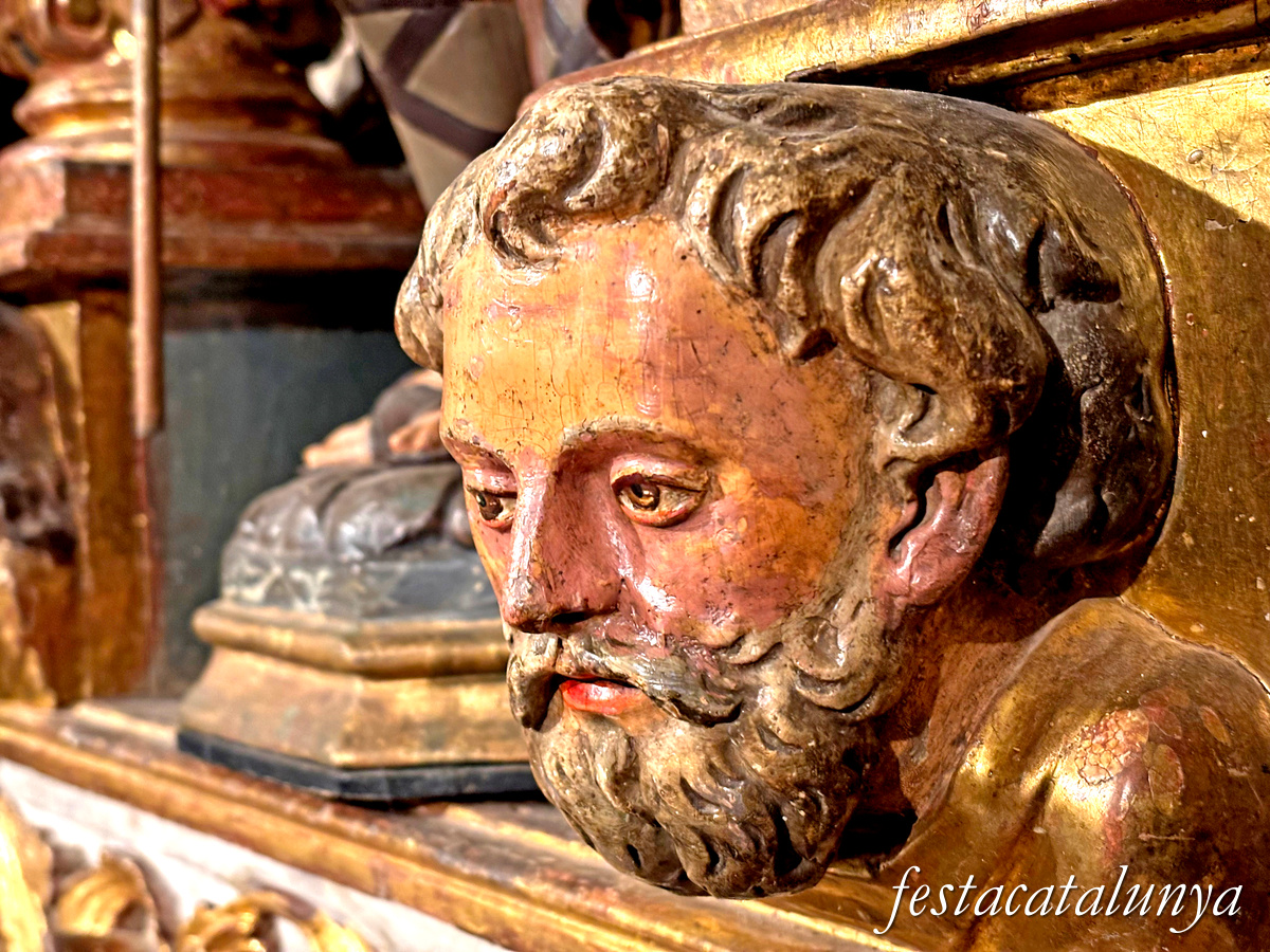 Calonge de Segarra - Retaule major barroc de Sant Pere a Sant Pere de l'Arç 