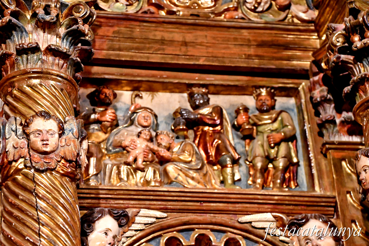 Retaule major barroc de Sant Pere a Sant Pere de l'Arç ***