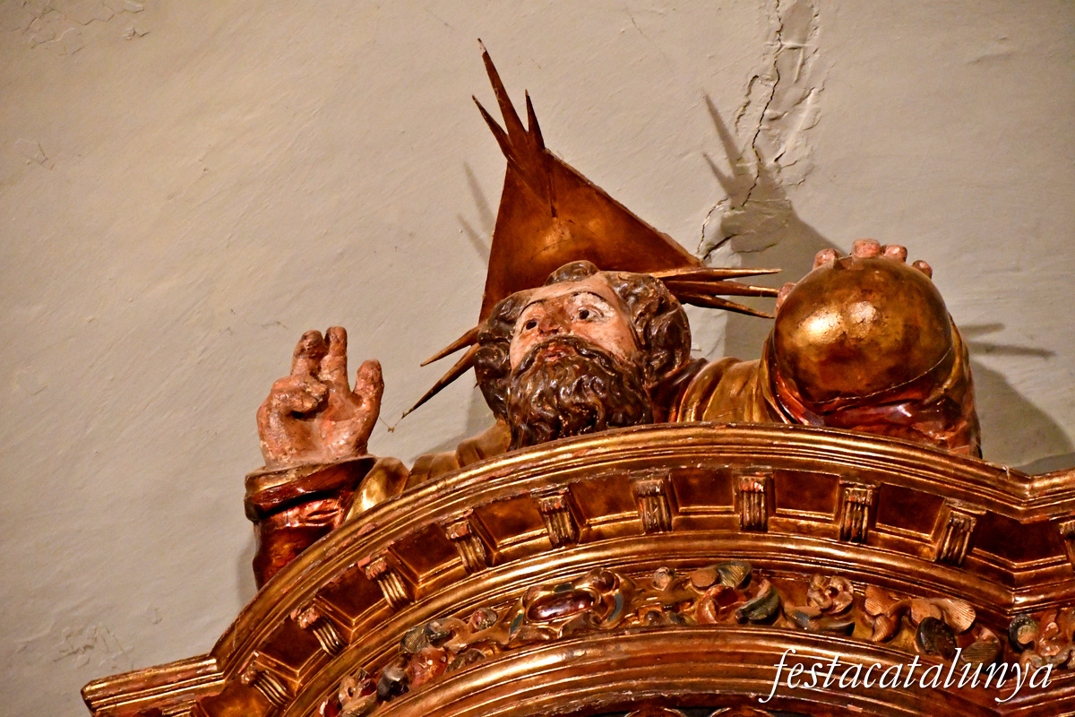 Calonge de Segarra - Retaule major barroc de Sant Pere a Sant Pere de l'Arç 