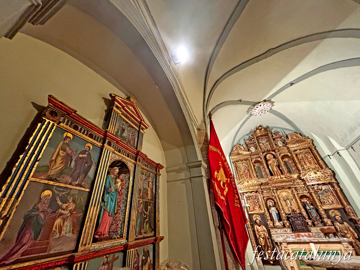 Calonge de Segarra - Retaule renaixentista del Roser a Sant Pere de l'Arç 