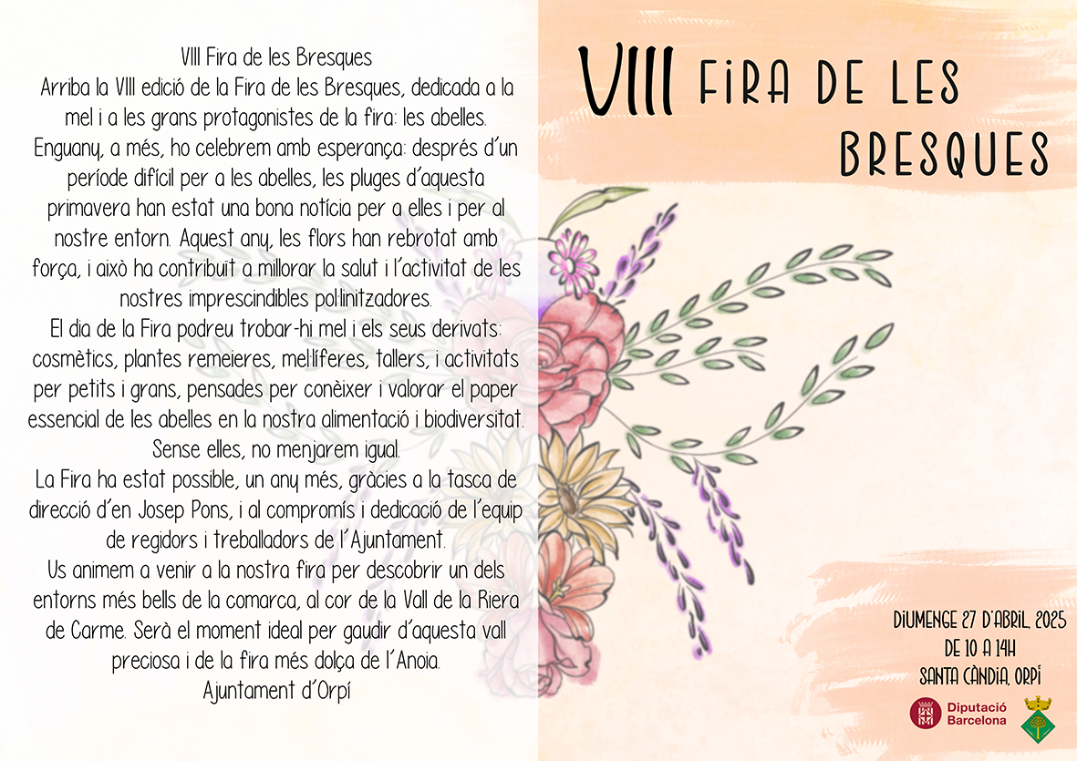 Fira i Aplec de les Bresques a Santa Càndia (Orpí)