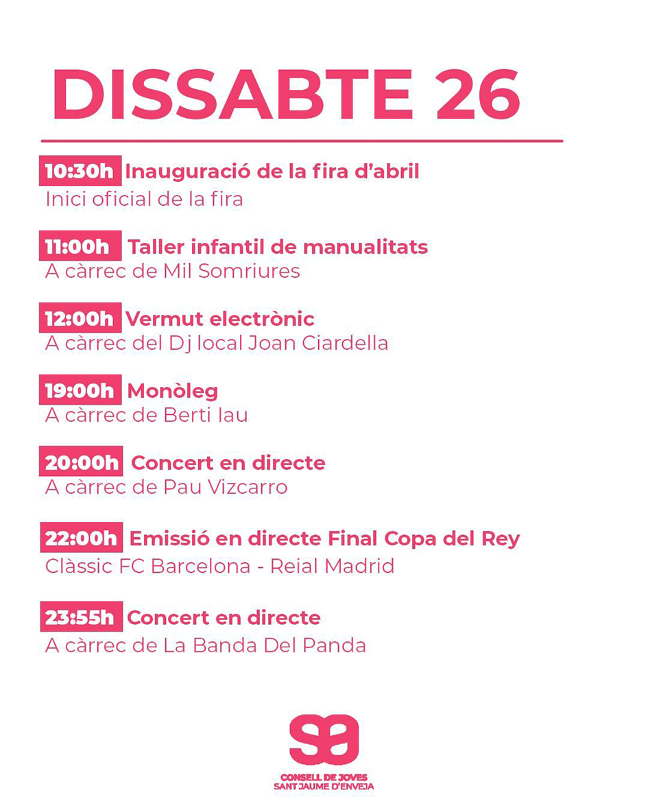 Fira d'Abril a Sant Jaume d'Enveja