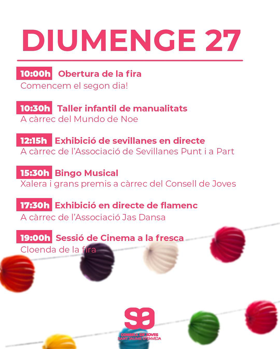 Fira d'Abril a Sant Jaume d'Enveja