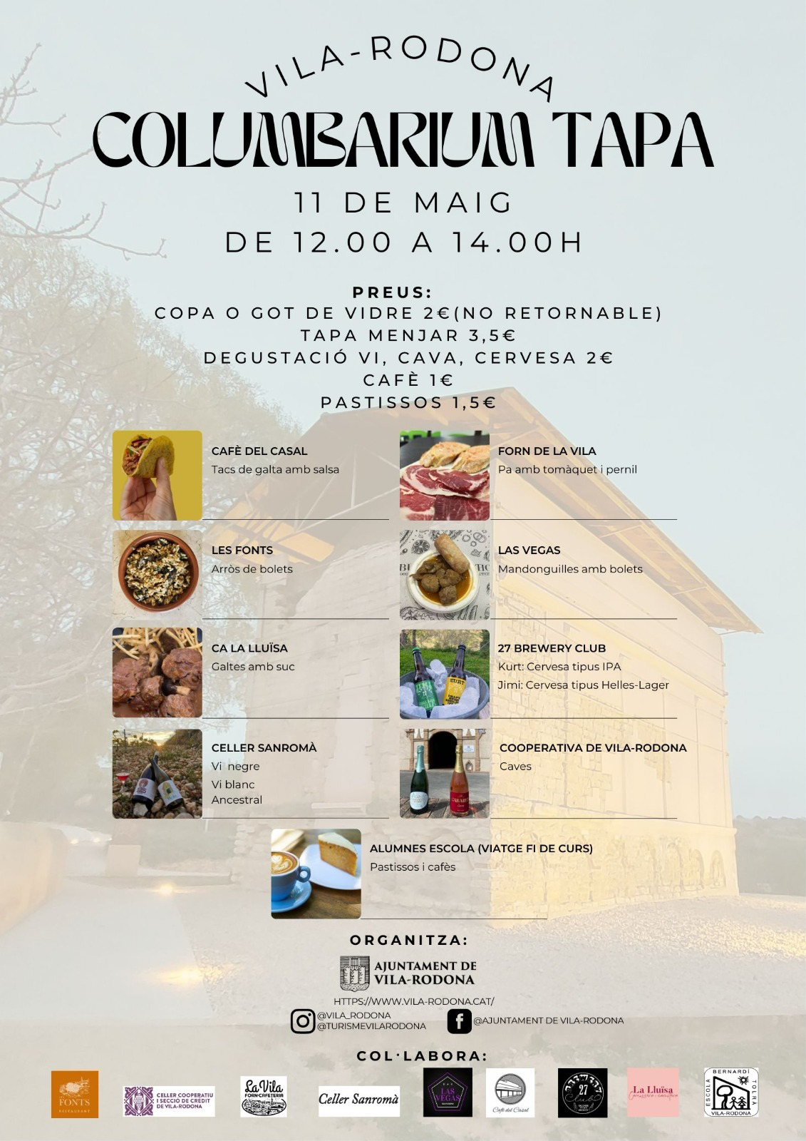 Columbarium Tapa a Vila-rodona