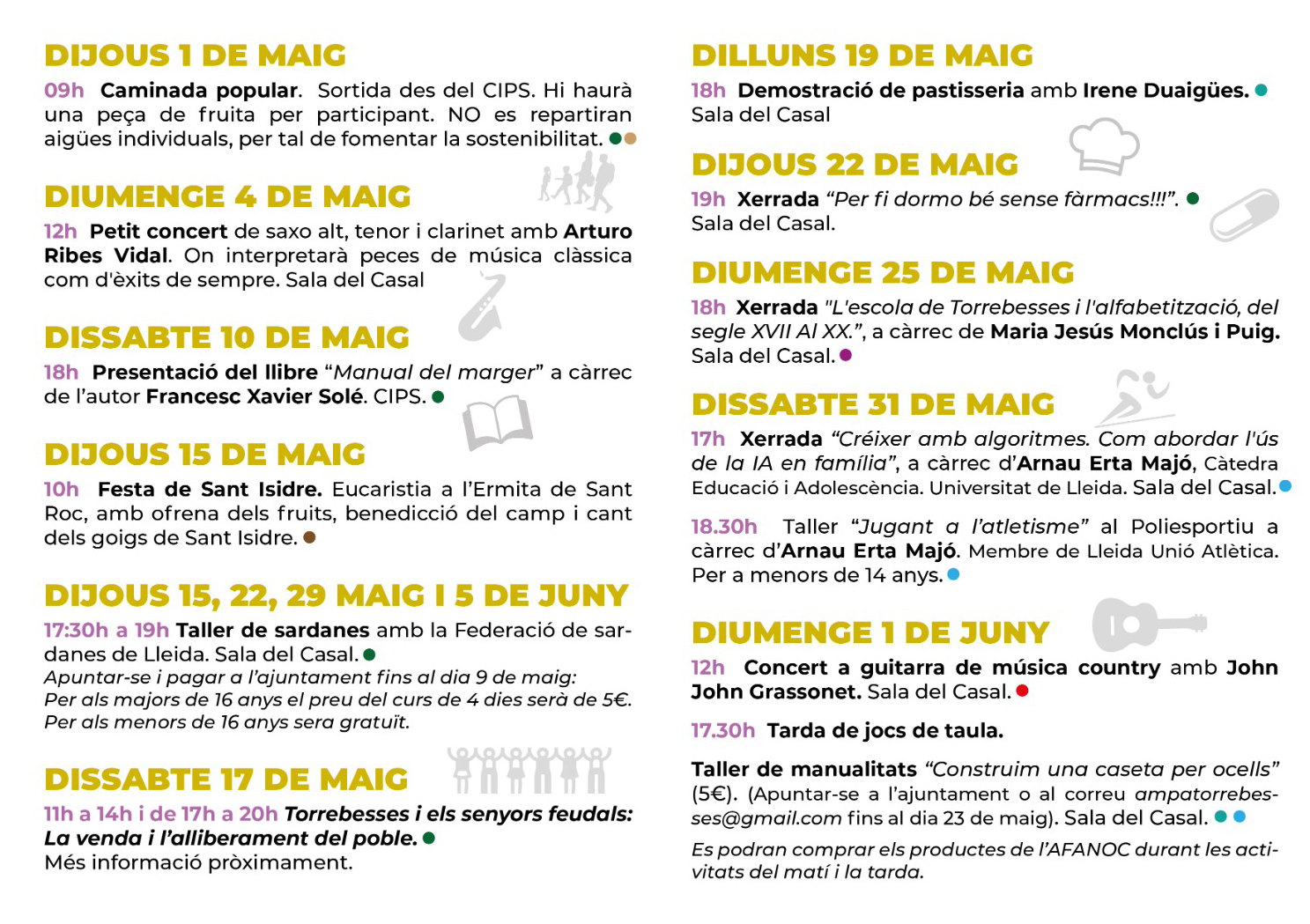 Primavera Cultural a Torrebesses