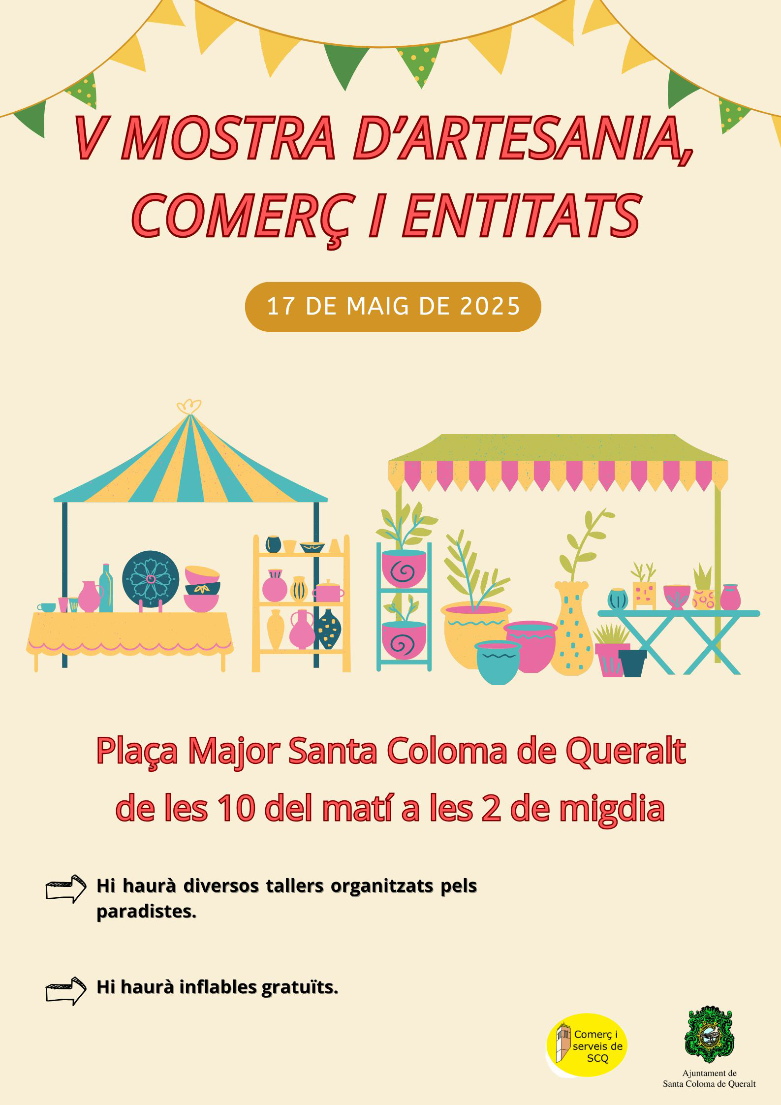Mostra d'Artesania, Comerç i Entitats a Santa Coloma de Queralt