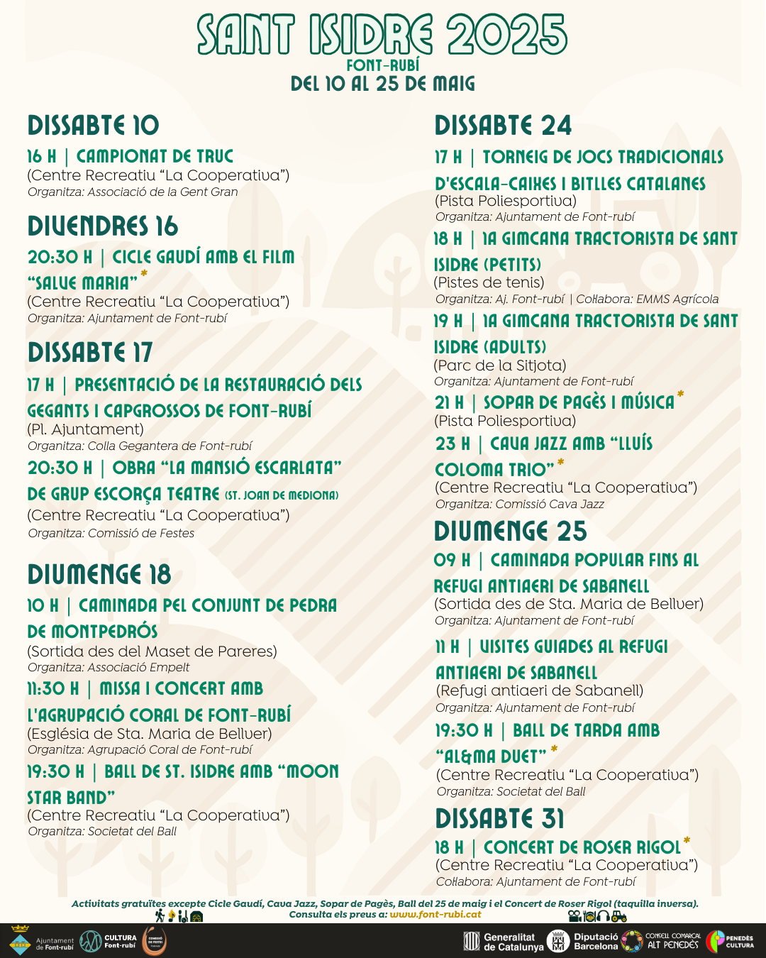 Festes de Sant Isidre a Font-rubí