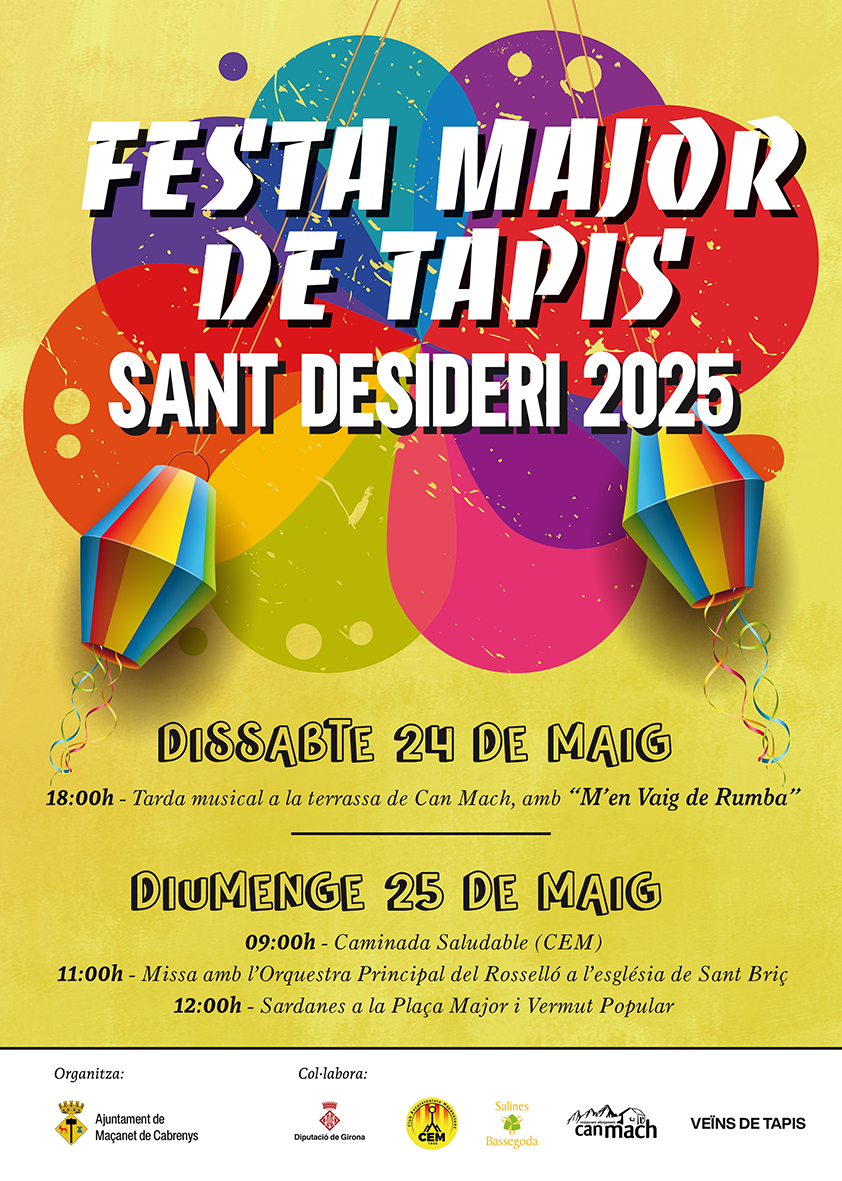 Festa Major de Tapis Sant Desideri a Maçanet de Cabrenys