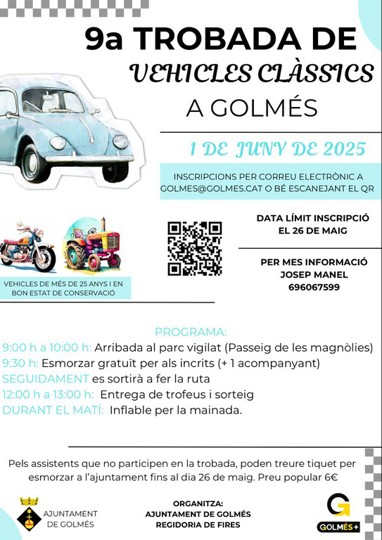 Trobada de Vehicles Clàssics de Golmés