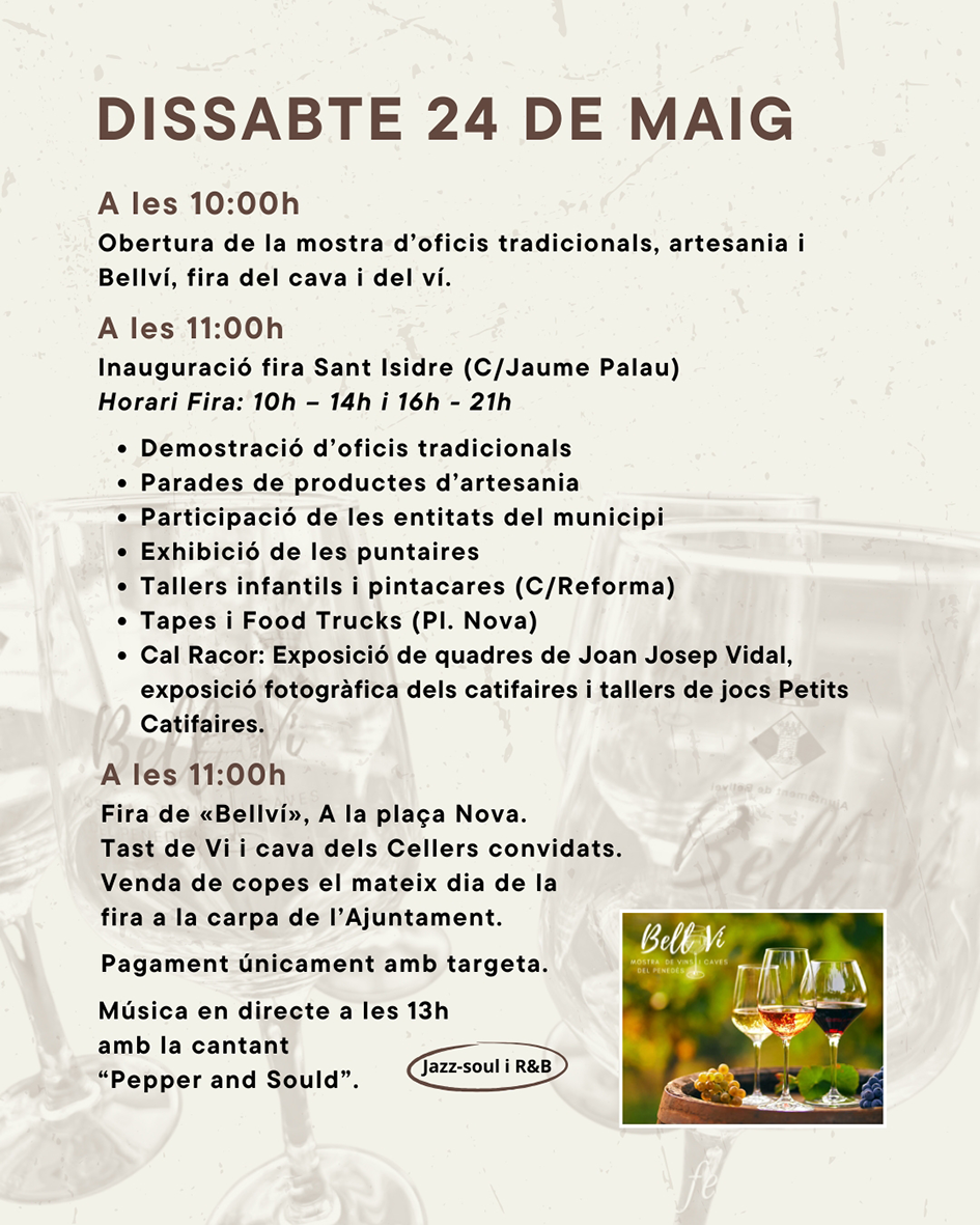 Sant Isidre, Fira de la Pagesia de Bellvei