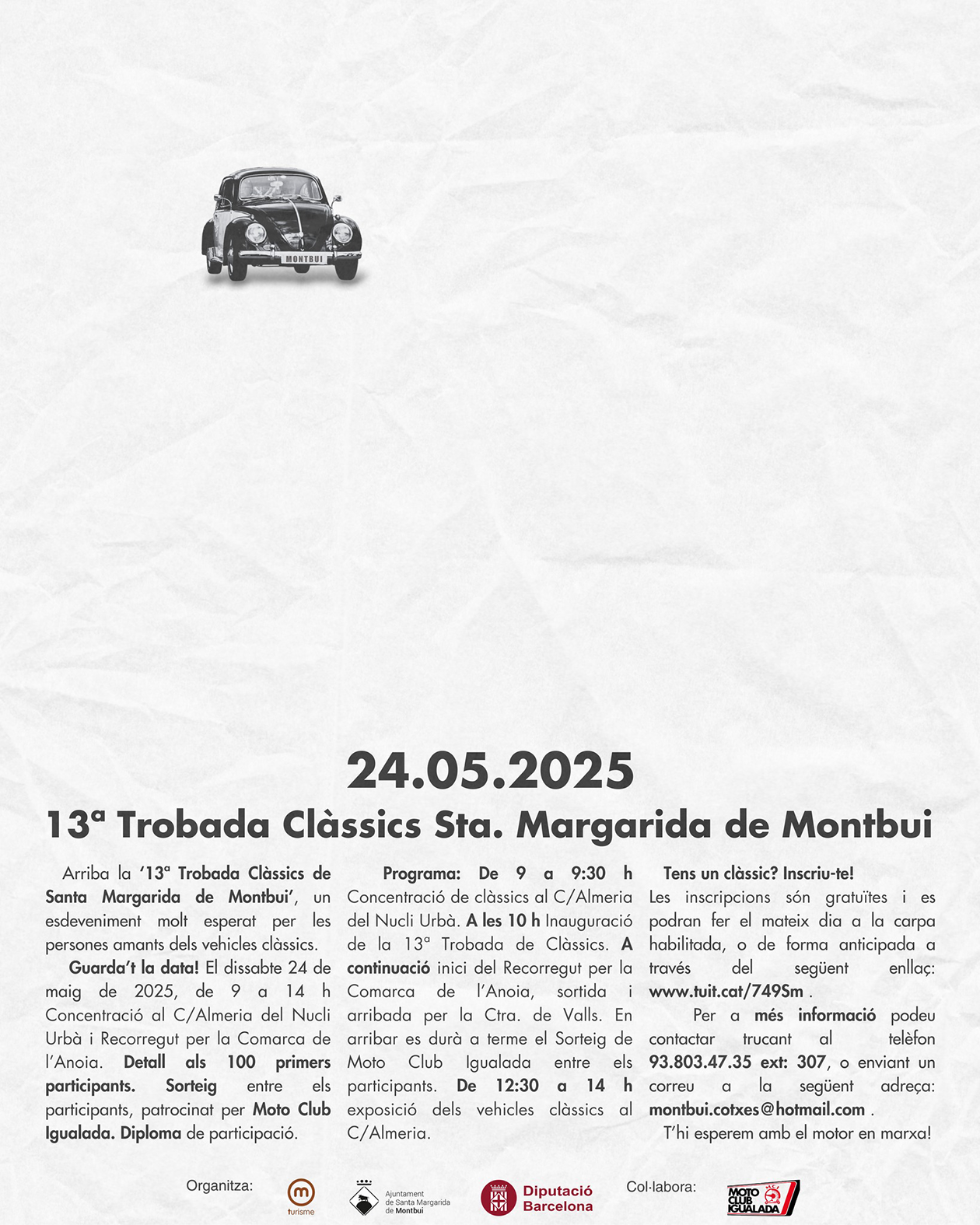 Trobada de Clàssics a Santa Margarida de Montbui