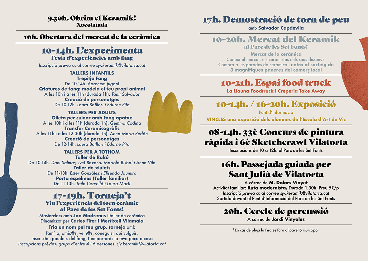 Keramik, Festa d'experiències amb fang a Sant Julià de Vilatorta