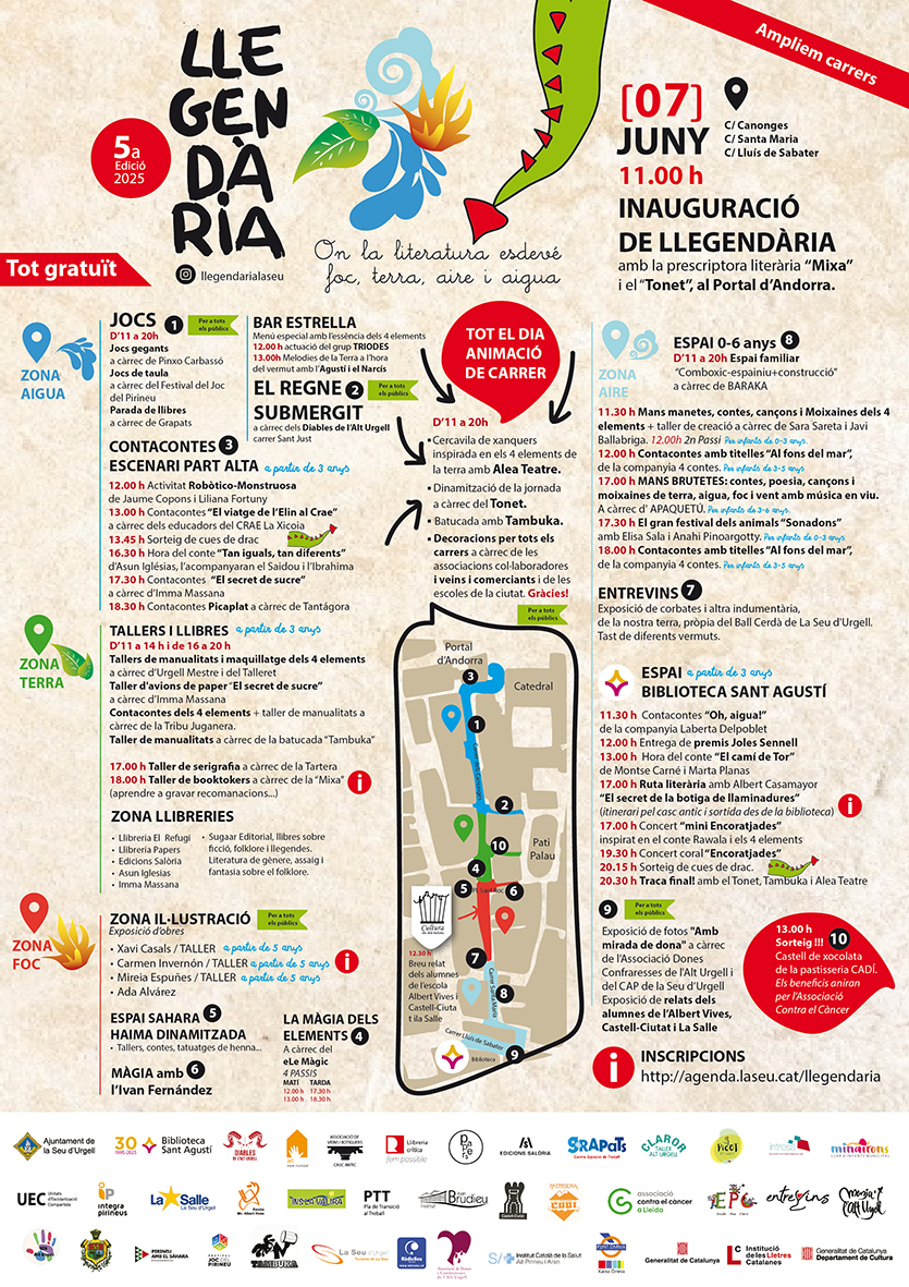 Llegendària, Festival Literari a la Seu d'Urgell