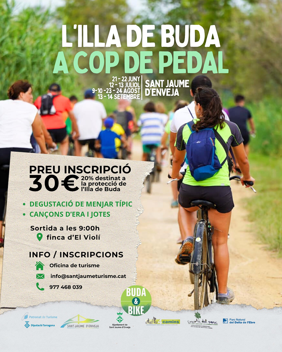 Buda&Bike, L'Illa de Buda a cop de pedal a Sant Jaume d'Enveja