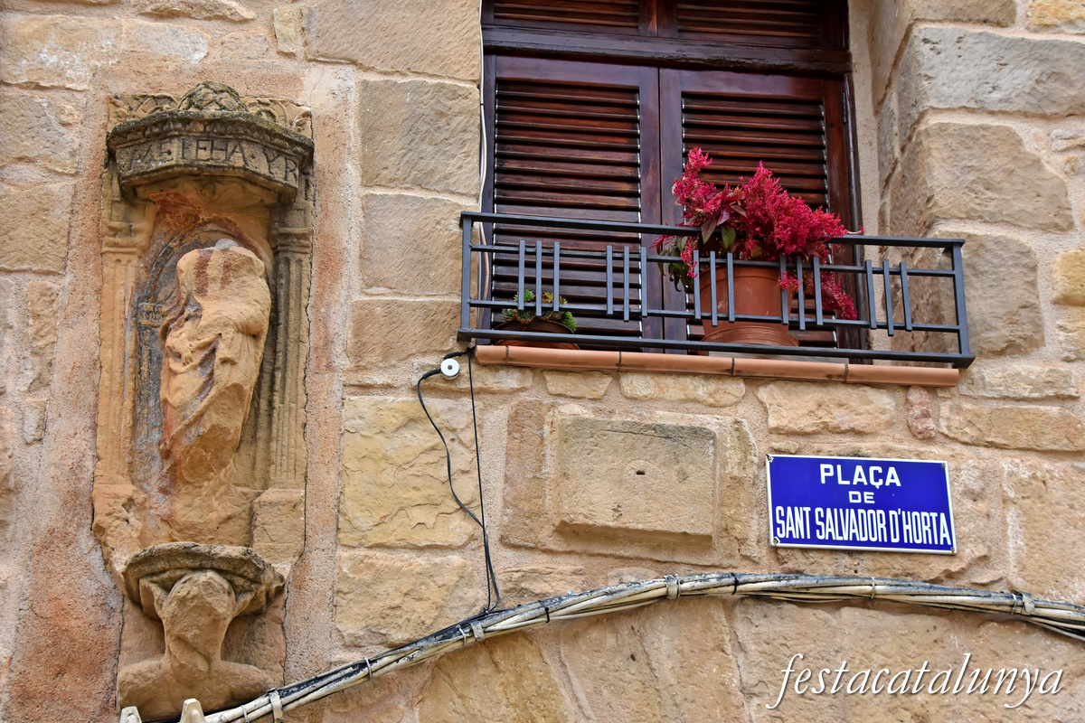 Horta de Sant Joan - Nucli històric - Sant de la Plaça Sant Salvador