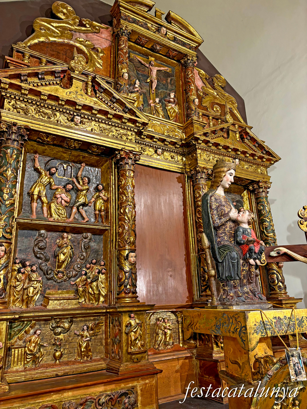 La Pobla de Claramunt - Retaule del Roser de Santa Maria 