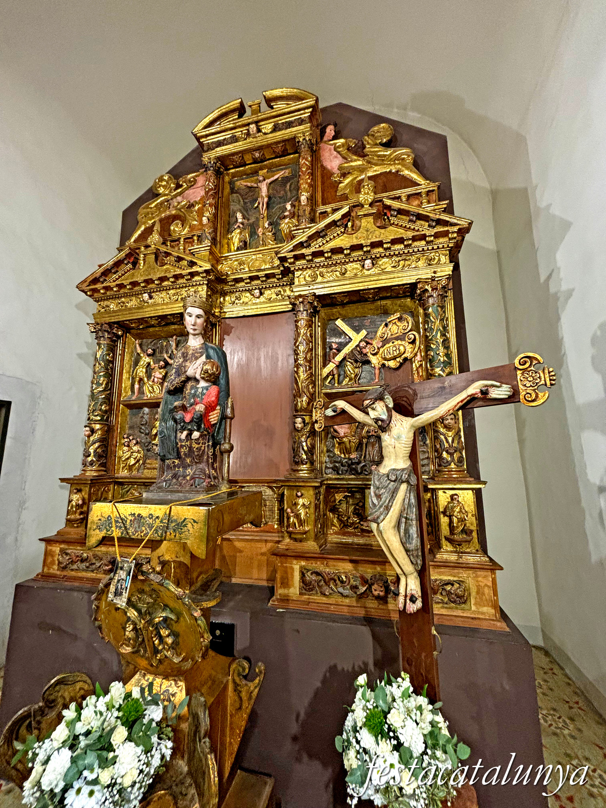 La Pobla de Claramunt - Retaule del Roser de Santa Maria