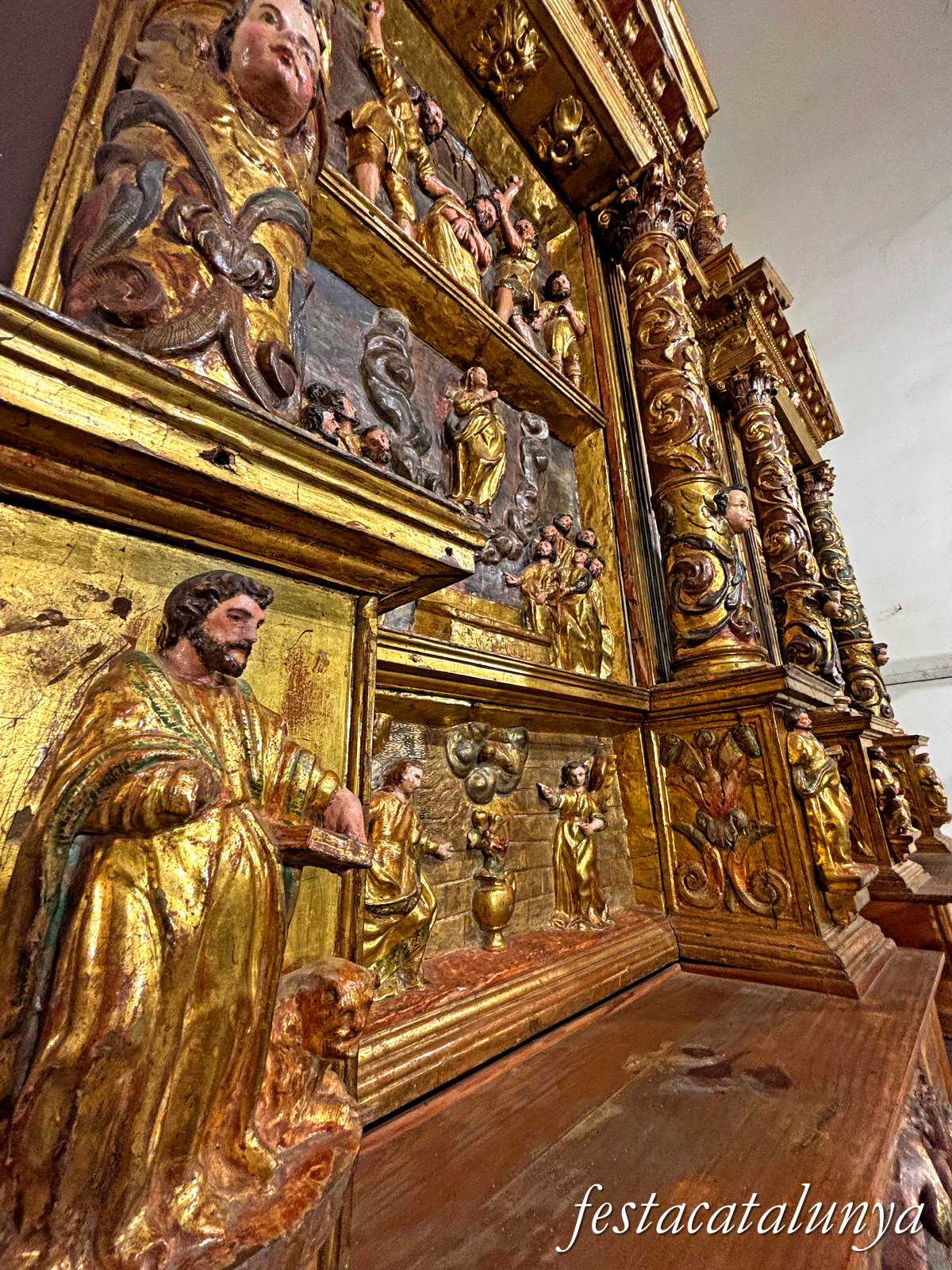 La Pobla de Claramunt - Retaule del Roser de Santa Maria