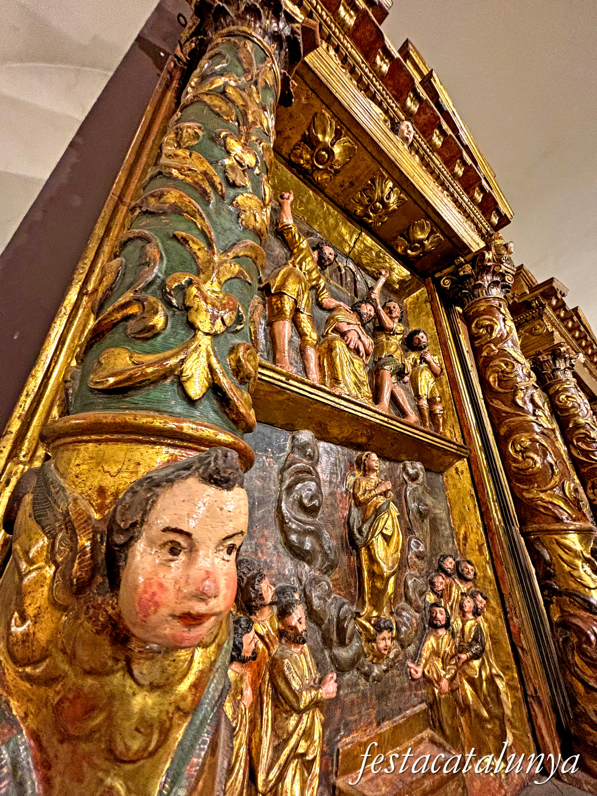 La Pobla de Claramunt - Retaule del Roser de Santa Maria 