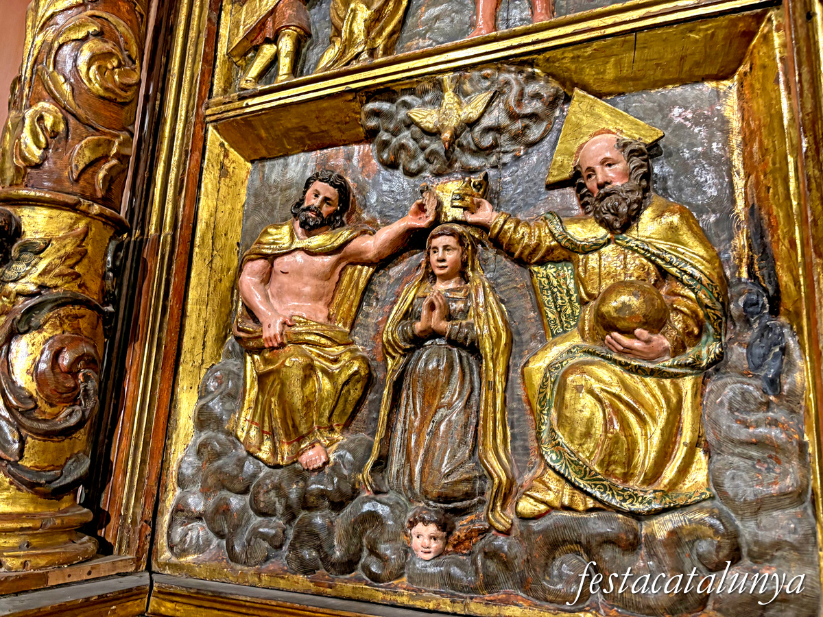 Retaule del Roser de Santa Maria de la Pobla de Claramunt ***