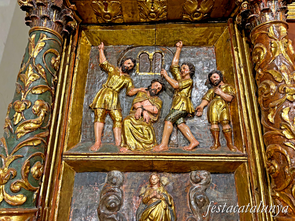 La Pobla de Claramunt - Retaule del Roser de Santa Maria