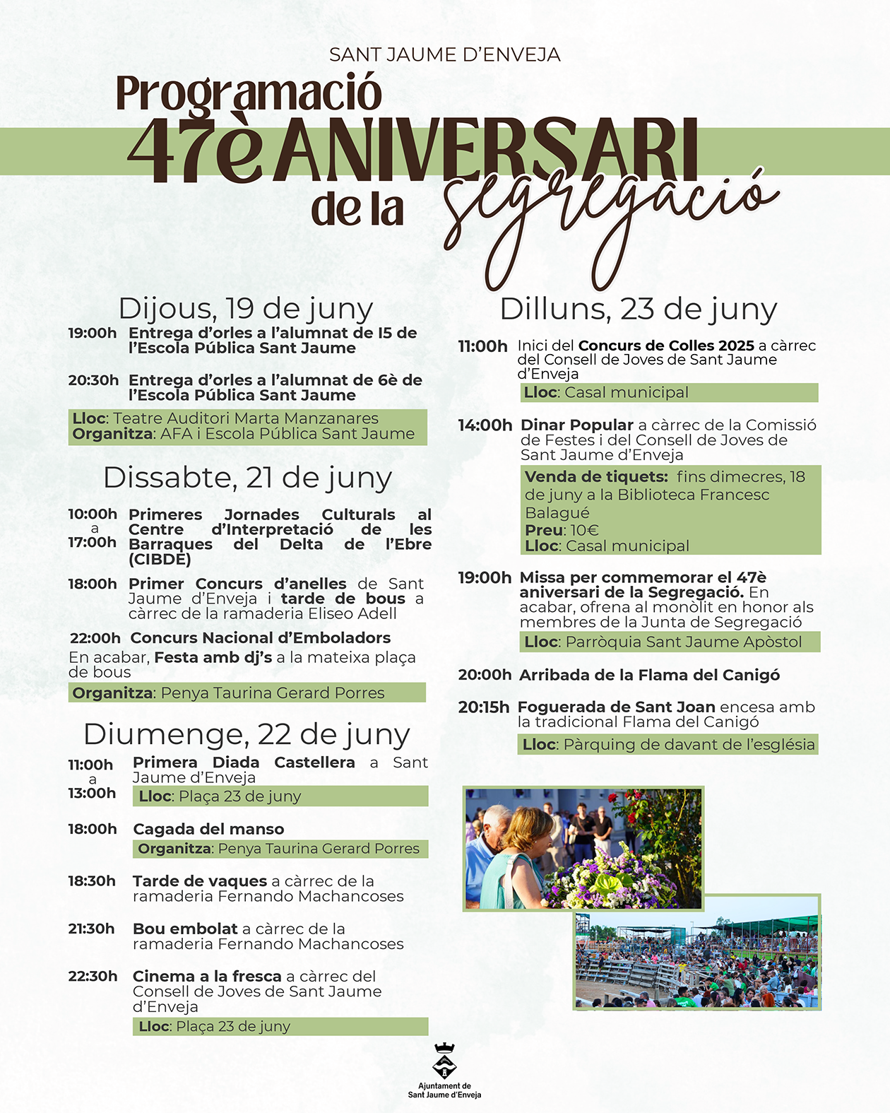 Festes de la Segregació de Sant Jaume d'Enveja