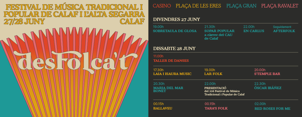 desFOLCa't, Festival de Música Tradicional i Popular de Calaf