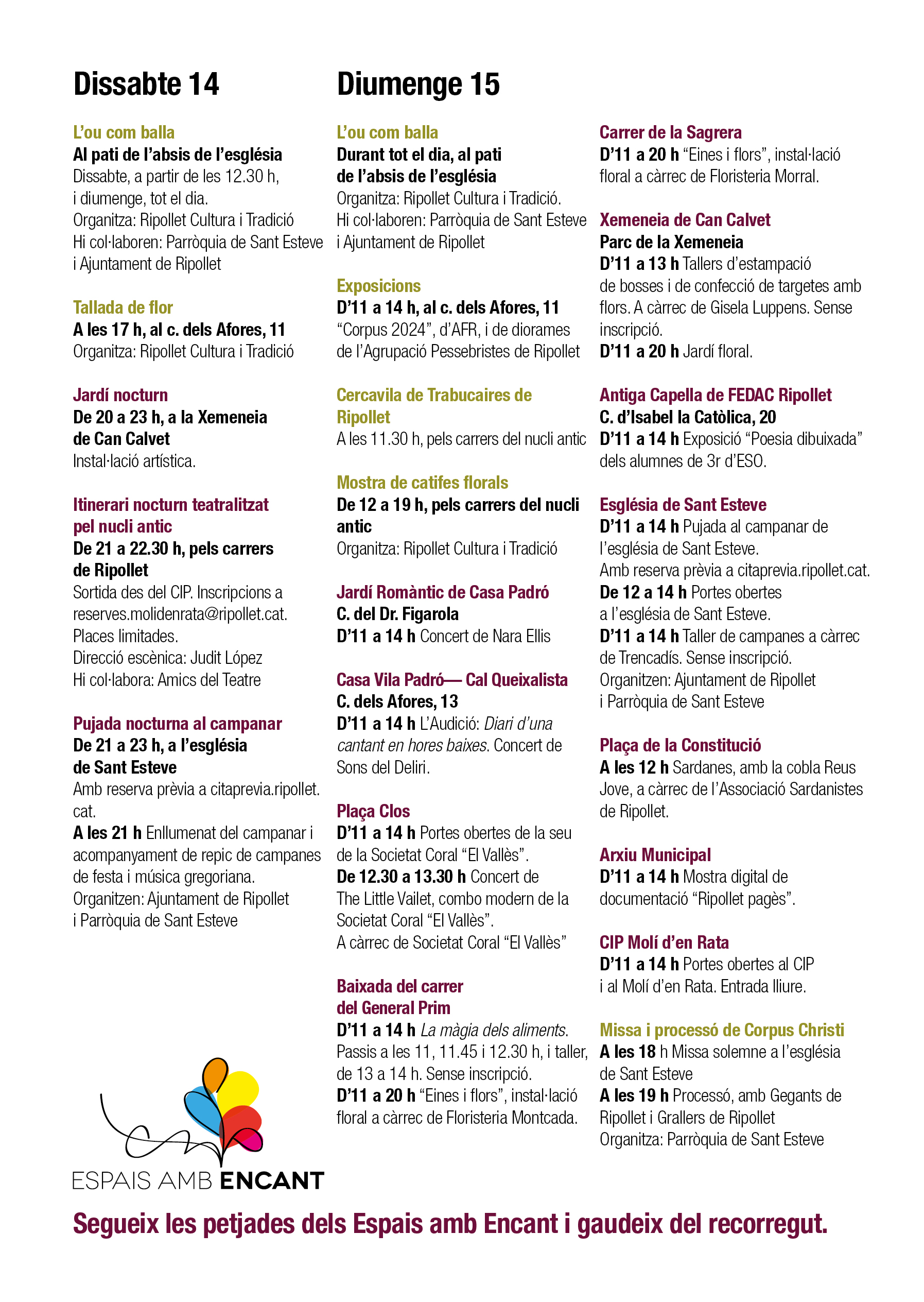 Espais amb encant a Ripollet