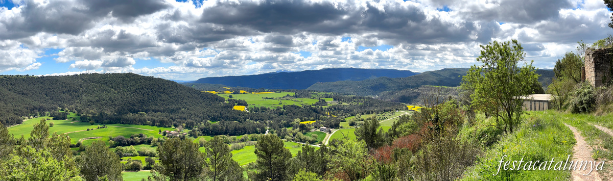 Aguilar de Segarra - Vistes panoràmiques des del castell d'Aguilar