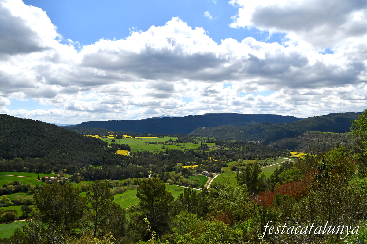 Aguilar de Segarra - Vistes panoràmiques des del castell d'Aguilar