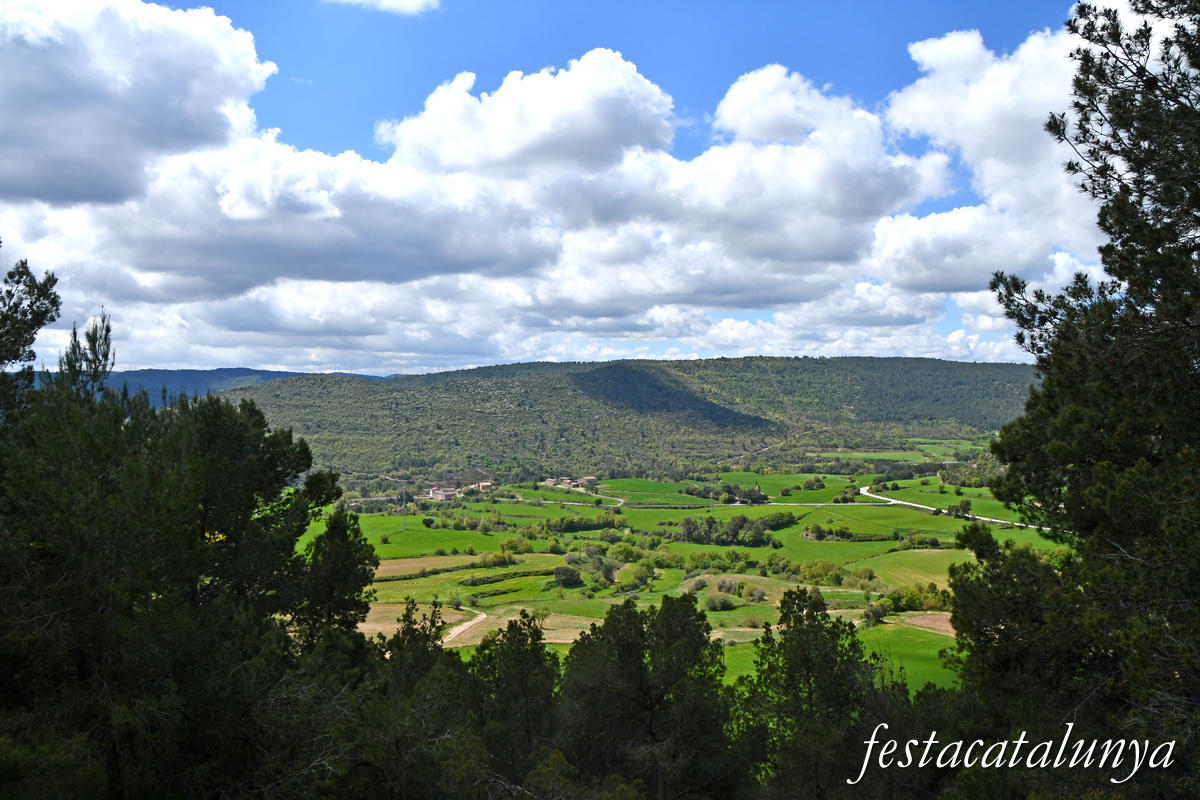 Aguilar de Segarra - Vistes panoràmiques des del castell d'Aguilar