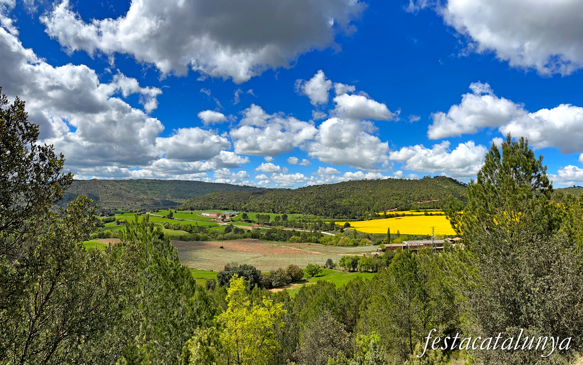 Aguilar de Segarra - Vistes panoràmiques des del castell d'Aguilar