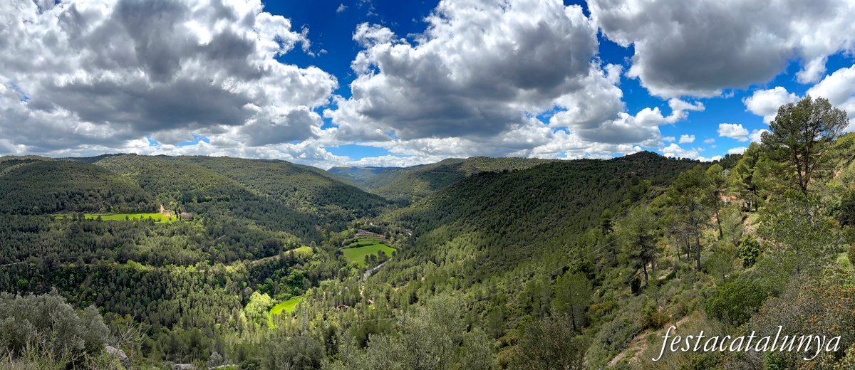 Aguilar de Segarra - Vistes panoràmiques des del castell de Castellar