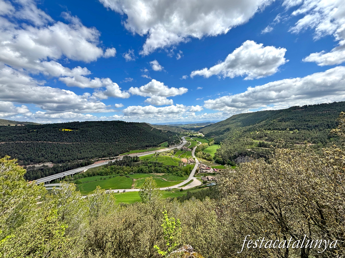 Aguilar de Segarra - Vistes panoràmiques des del castell de Castellar