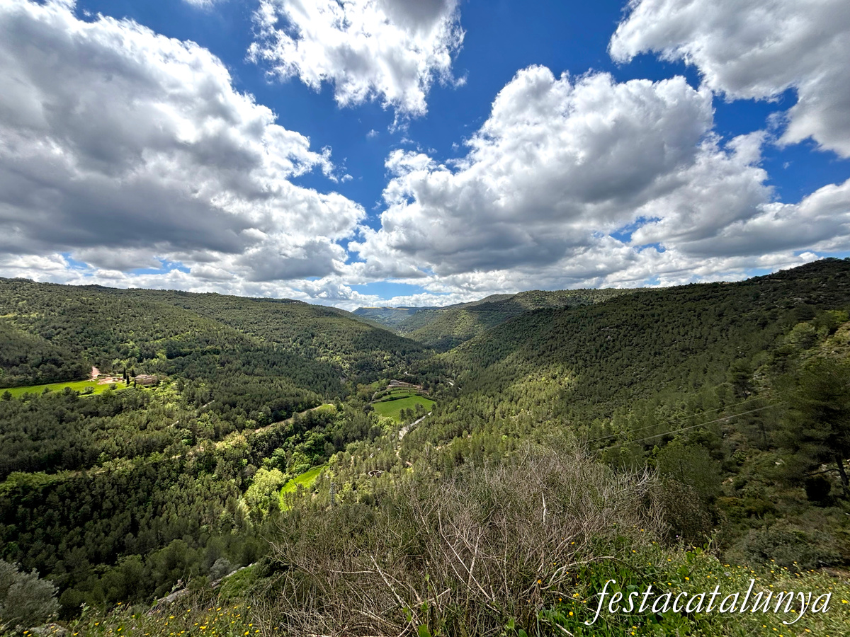 Aguilar de Segarra - Vistes panoràmiques des del castell de Castellar