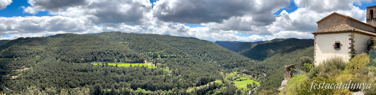 Aguilar de Segarra - Vistes panoràmiques des del castell de Castellar