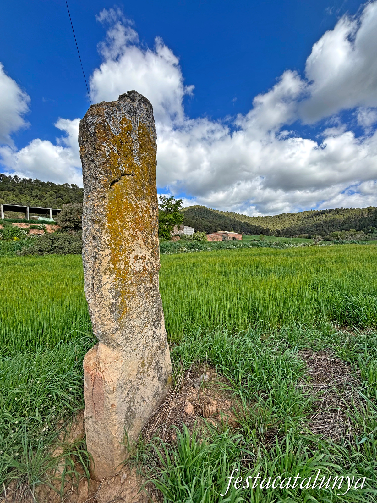 Aguilar de Segarra - Menhir de cal Giralt