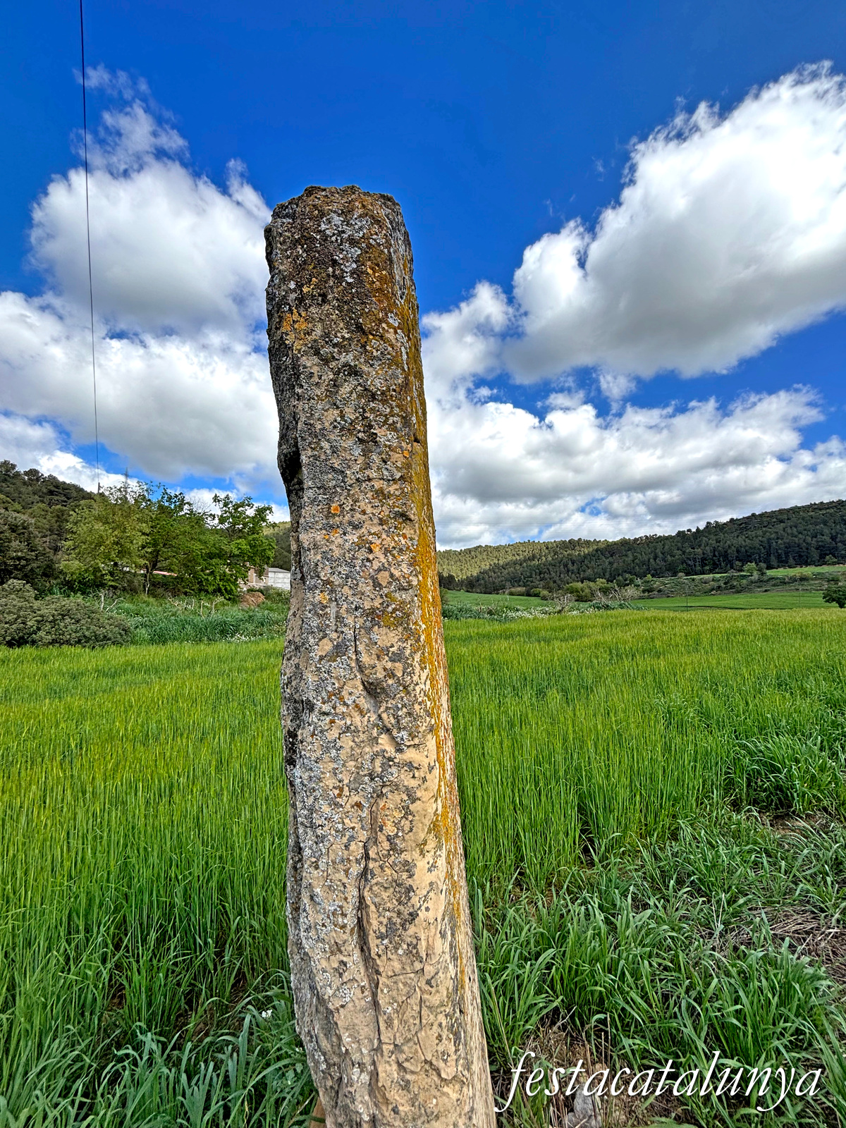 Aguilar de Segarra - Menhir de cal Giralt 
